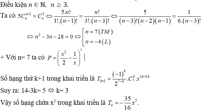 Tìm số hạng chứa x^a trong khai triển đa thức P cực hay có lời giải