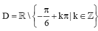 Tìm tập xác định của hàm số lượng giác lớp 11 (bài tập + lời giải)