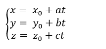 Tổng hợp công thức phương trình đường thẳng trong không gian cực hay - Toán lớp 12