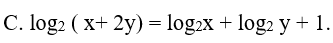 Cách biến đổi đẳng thức đã cho thành đẳng thức logarit cực hay - Toán lớp 12