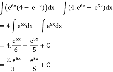 Cách tìm nguyên hàm của hàm số mũ, hàm số logarit cực hay - Toán lớp 12