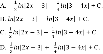 Tìm nguyên hàm của hàm phân thức bằng phương pháp đổi biến số cực hay - Toán lớp 12