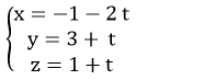 Viết phương trình đường thẳng đi qua 1 điểm và vuông góc với 2 đường thẳng - Toán lớp 12
