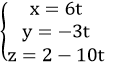 Viết phương trình đường thẳng nằm trong mặt phẳng và cắt hai đường thẳng - Toán lớp 12