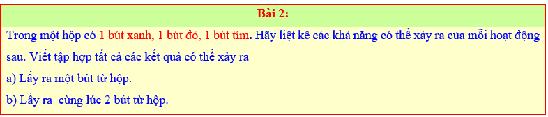 Chuyên đề Một số yếu tố xác suất lớp 6 (Chân trời sáng tạo)