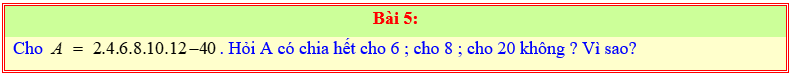 Chuyên đề Tính chia hết trong tập hợp các số tự nhiên lớp 6 (Kết nối tri thức)