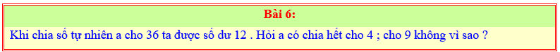 Chuyên đề Tính chia hết trong tập hợp các số tự nhiên lớp 6 (Kết nối tri thức)