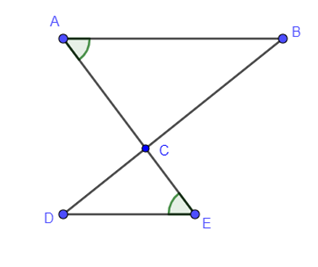 Trường hợp đồng dạng đặc biệt của hai tam giác lớp 8 (bài tập + lời giải)