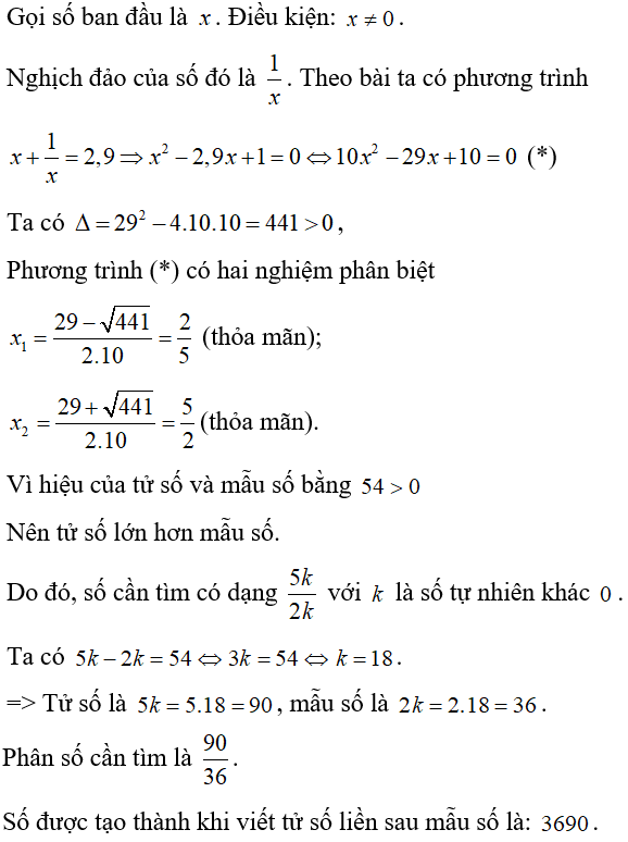 Cách giải bài toán về cấu tạo số bằng cách lập phương trình cực hay, có đáp án | Toán lớp 9