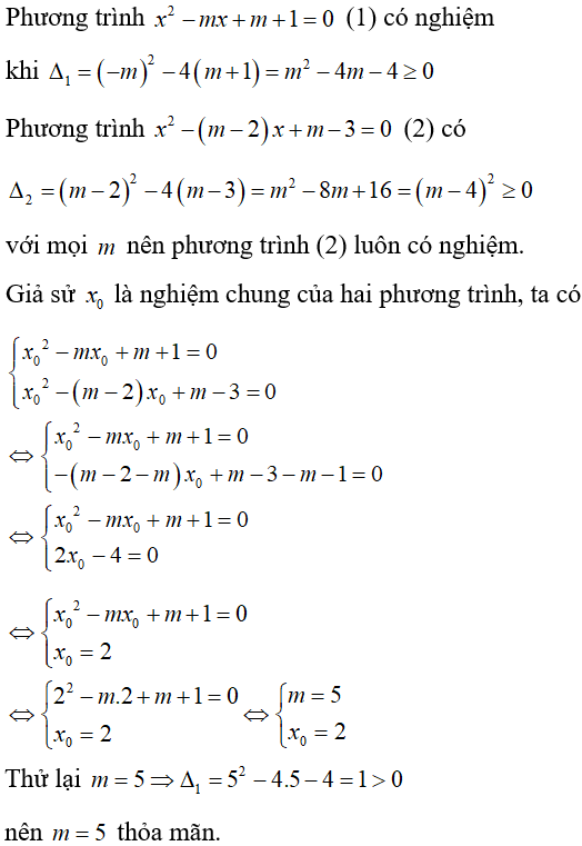 Cách giải phương trình bậc hai chứa tham số cực hay, có đáp án | Toán lớp 9