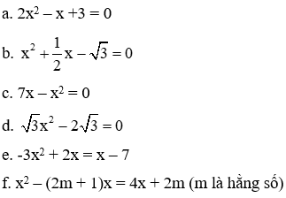 Cách xác định các hệ số a, b, c của phương trình bậc hai một ẩn | Toán lớp 9