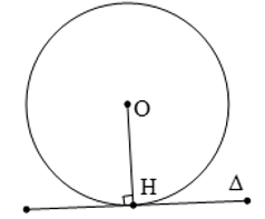 Lý thuyết Dấu hiệu nhận biết tiếp tuyến của đường tròn - Lý thuyết Toán lớp 9 đầy đủ nhất