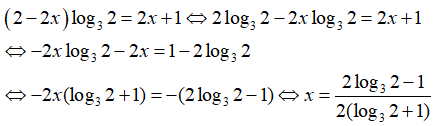 Trắc nghiệm Phương trình mũ và phương trình lôgarit có đáp án năm 2023 (phần 2)