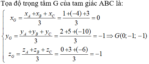 Trắc nghiệm Hệ tọa độ trong không gian có đáp án năm 2023