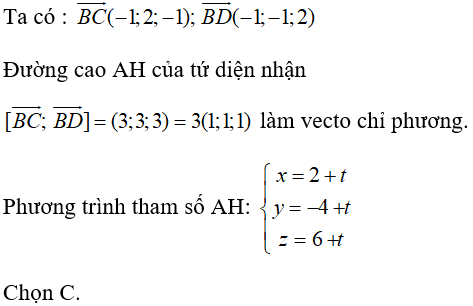 Trắc nghiệm tổng hợp Hình học 12 có đáp án có đáp án năm 2023