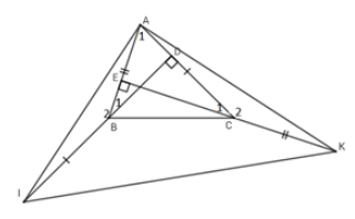 Trắc nghiệm Tính chất ba đường cao của tam giác - Bài tập Toán lớp 7 chọn lọc có đáp án, lời giải chi tiết
