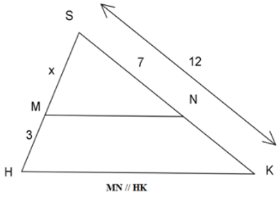 Trắc nghiệm Định lí Ta-lét trong tam giác có đáp án