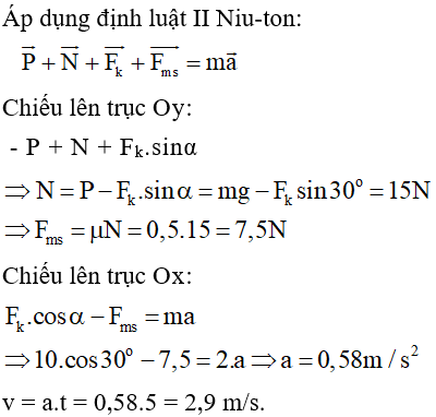 Trắc nghiệm Ba định luật Niu - Tơn có đáp án năm 2021