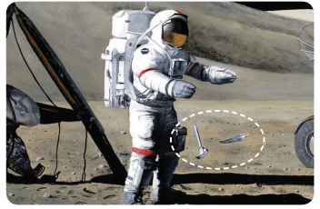 Năm 1971, nhà du hành vũ trụ người Mỹ David Scott đã đồng thời thả rơi trên Mặt Trăng