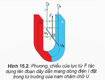 Lý thuyết Vật Lí 12 Bài 15: Lực từ tác dụng lên dây dẫn mang dòng điện. Cảm ứng từ | Kết nối tri thức