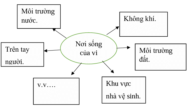 Vở bài tập Khoa học lớp 5 Bài 18: Vi khuẩn quanh ta | Chân trời sáng tạo 