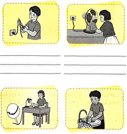 Vở bài tập Khoa học lớp 5 Bài 9: Sử dụng năng lượng điện | Chân trời sáng tạo 