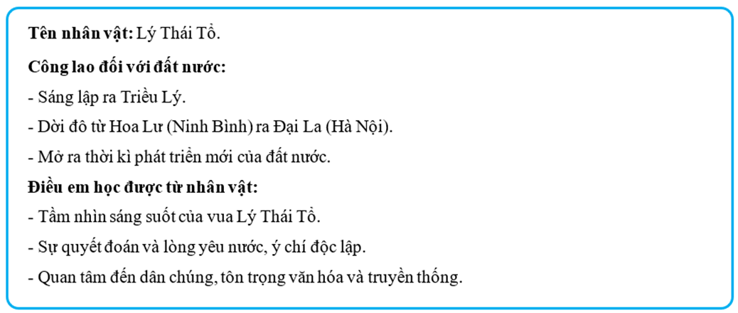 Vở bài tập Lịch Sử và Địa Lí lớp 5 Kết nối tri thức Bài 9: Triều Lý và việc định đô ở Thăng Long