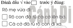 Vở bài tập Tiếng Việt lớp 1 trang 52 Bài 67: On, ot | Cánh diều