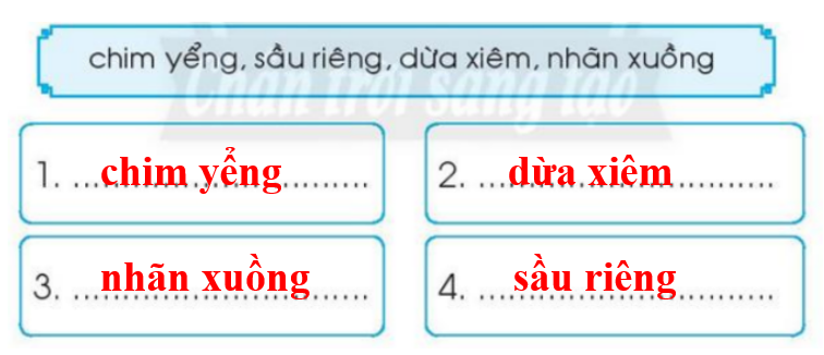 Vở bài tập Tiếng Việt lớp 1 trang 55, 56, 57 Chủ đề 17: Vườn ươm - Chân trời sáng tạo