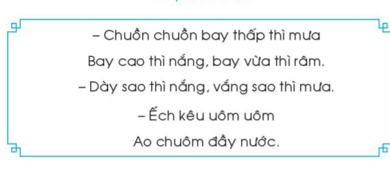 Vở bài tập Tiếng Việt lớp 1 trang 16, 17, 18, 19, 20 Chủ đề 22: Mưa và nắng - Chân trời sáng tạo