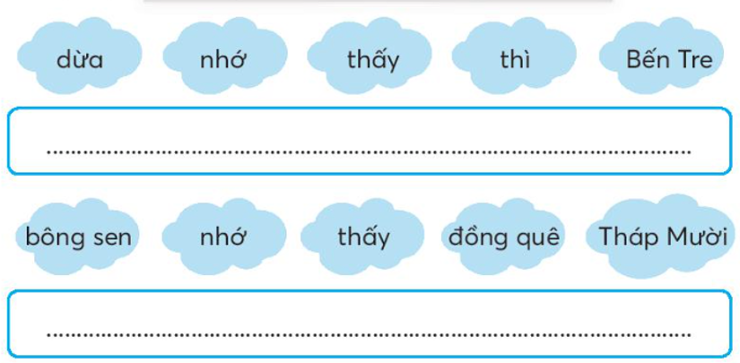 Vở bài tập Tiếng Việt lớp 3 Bài 4: Mênh mông mùa nước nổi trang 65, 66 Tập 2 | Chân trời sáng tạo