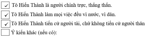 Một người chính trực trang 23, 24 Vở bài tập Tiếng Việt lớp 4 Cánh diều Tập 1