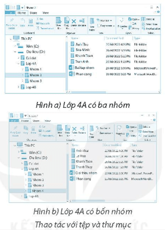 Vở bài tập Tin học lớp 4 Kết nối tri thức Bài 5: Thao tác với tệp và thư mục