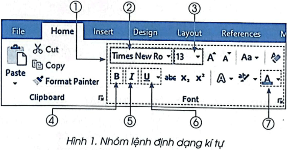 Vở bài tập Tin học lớp 5 Bài 4: Định dạng kí tự | Cánh diều