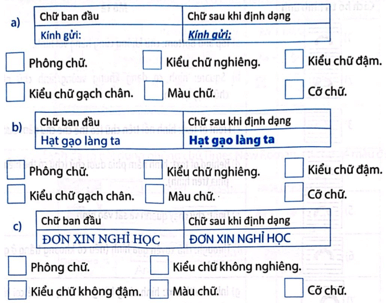 Vở bài tập Tin học lớp 5 Kết nối tri thức Bài 6: Định dạng kí tự và bố trí hình ảnh trong văn bản