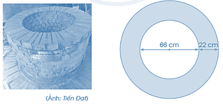 Vở bài tập Toán lớp 5 Bài 56: Diện tích hình tròn | Cánh diều