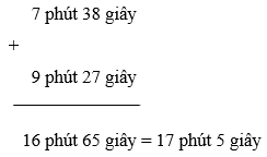 Vở bài tập Toán lớp 5 Bài 69: Cộng số đo thời gian. Trừ số đo thời gian | Cánh diều