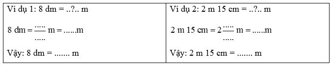 Vở bài tập Toán lớp 5 Chân trời sáng tạo Bài 24: Viết các số đo độ dài dưới dạng số thập phân