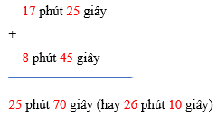 Vở bài tập Toán lớp 5 Bài 78: Cộng số đo thời gian | Chân trời sáng tạo