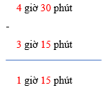 Vở bài tập Toán lớp 5 Chân trời sáng tạo Bài 79: Trừ số đo thời gian