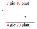 Vở bài tập Toán lớp 5 Bài 80: Nhân số đo thời gian | Chân trời sáng tạo