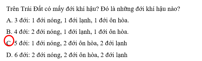 Vở bài tập Tự nhiên xã hội lớp 3 trang 68, 69 Bài 21: Hình dạng Trái Đất. Các đới khí hậu | Cánh diều