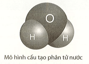 Quan sát hình dưới và trả lời các câu hỏi sau Phân tử nước được cấu tạo từ những nguyên tử nào?