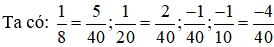 Các phân số sau được sắp xếp theo một quy luật, hãy quy đồng mẫu