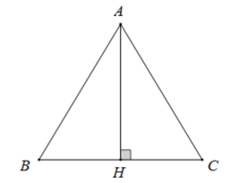 Cho tam giác ABC. Chứng minh rằng nếu đường cao AH cũng là đường phân giác