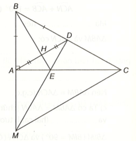 Cho tam giác ABC vuông tại A. Gọi D là điểm thuộc cạnh BC 