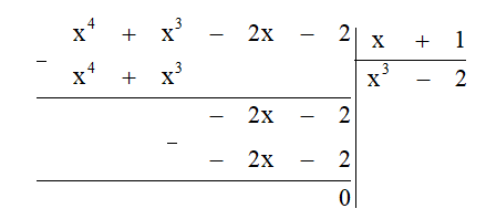 Cho đa thức A = x^4 + x^3- 2x - 2.Tìm đa thức B sao cho A + B = x^3 + 3x + 1