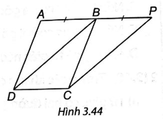 Cho hình bình hành ABCD. Lấy điểm P trên tia AB sao cho AP = 2AB