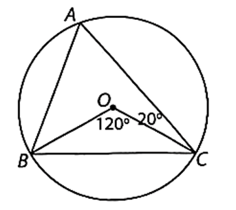 Cho tam giác ABC nội tiếp đường tròn (O). Biết rằng góc BOC = 120 độ