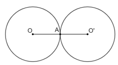 Cho ba điểm thẳng hàng O, A và O'. Với mỗi trường hợp sau, hãy viết hệ thức